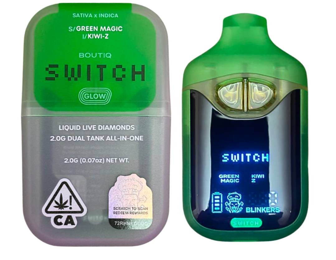 boutiq switch glow in dark